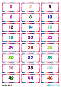 Print Tool: Number Cards