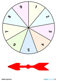 Print Tool: Maths Spinners