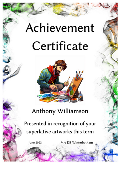 Superlative Award Template from www.senteacher.org