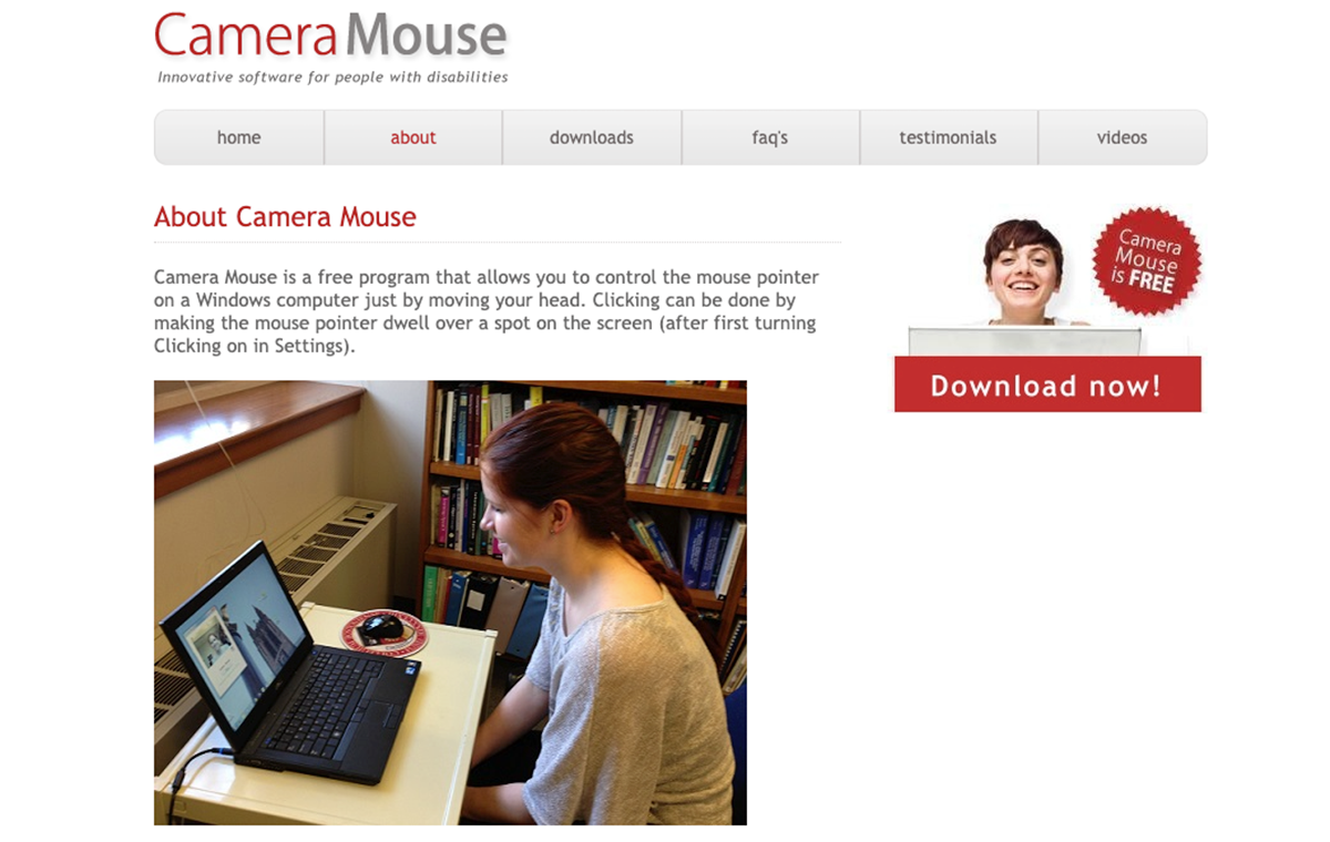 Camera Mouse Screen Grab 0