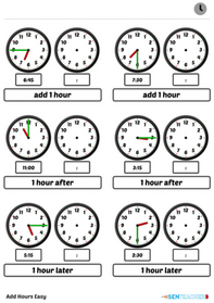Print Tool: Clocks - Arithmetic